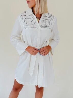 🤩CLEOBELLA IVORY MINI DRESS NWT🤩